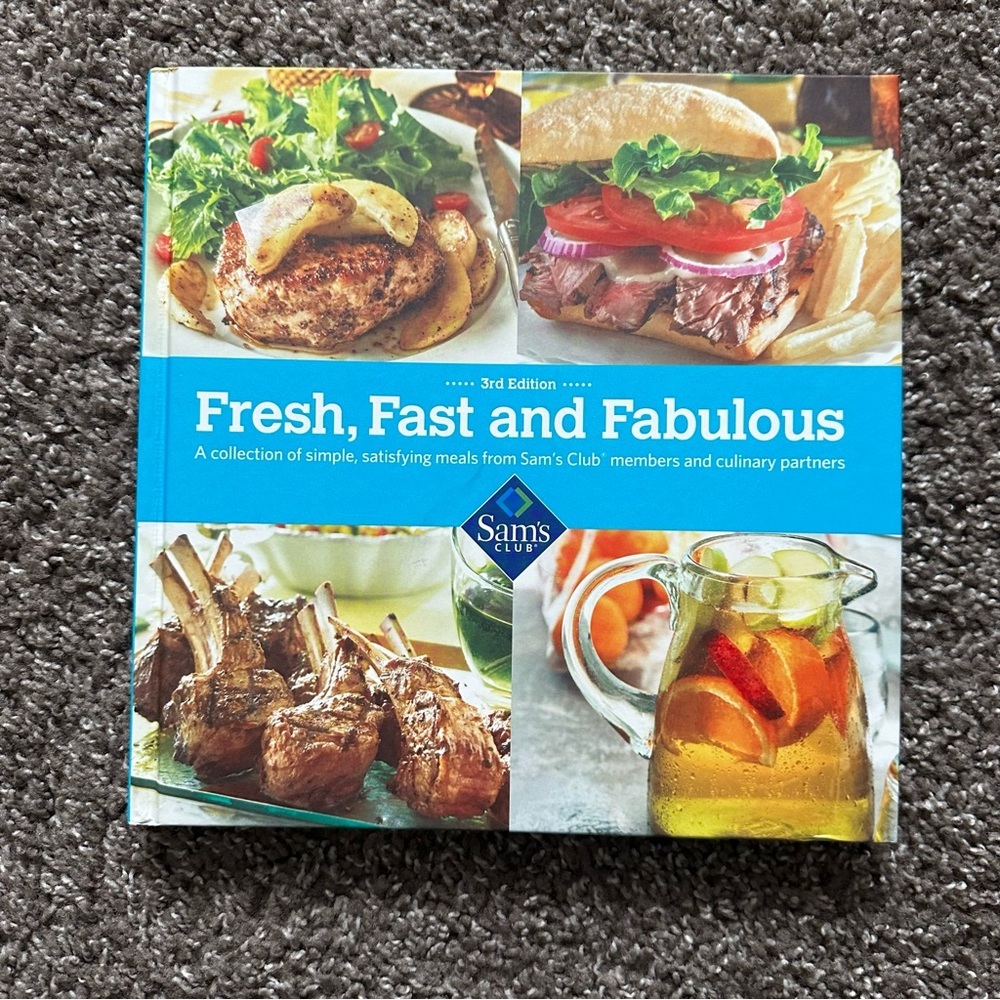 Fresh, Fast & Fabulous Cookbook – 3rd Edition Sam’s Club Hardcover